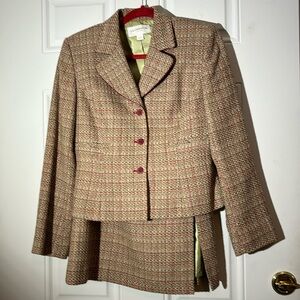 Liz Claiborne Two Piece Vintage Skirt Suit, Size 8